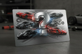 5.9 x 3.9 Metal Print Cars Theme Subscription